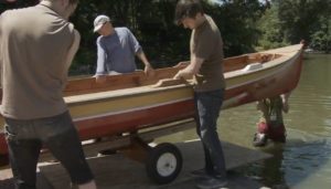 Team Xenakis Boat Building in Central Park lake